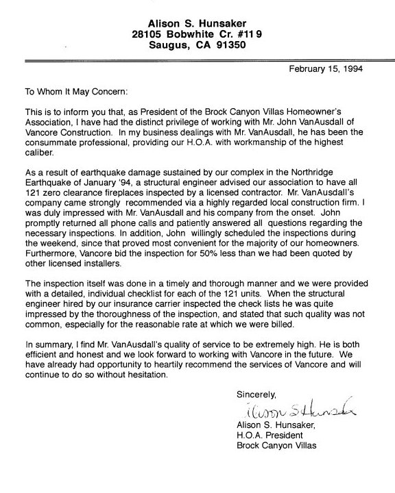 Vancor Construction reference letter 1 jpg